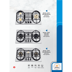 Rino | Built IN Kitchen Hobs Brass | RS-949 | 959